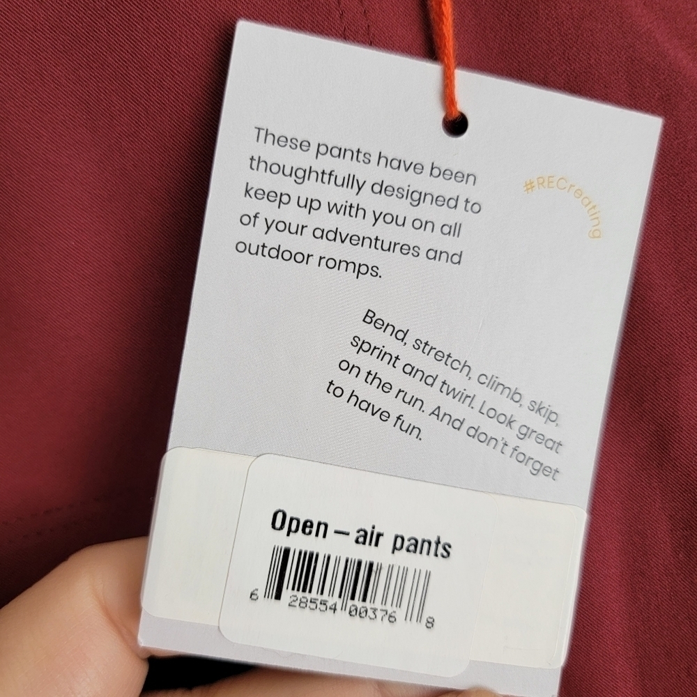 Alder Open Air Pants 28" In Merlot Size 4x Nwt — image 4 of 7